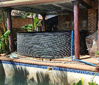 water storage round mesh type tank rental